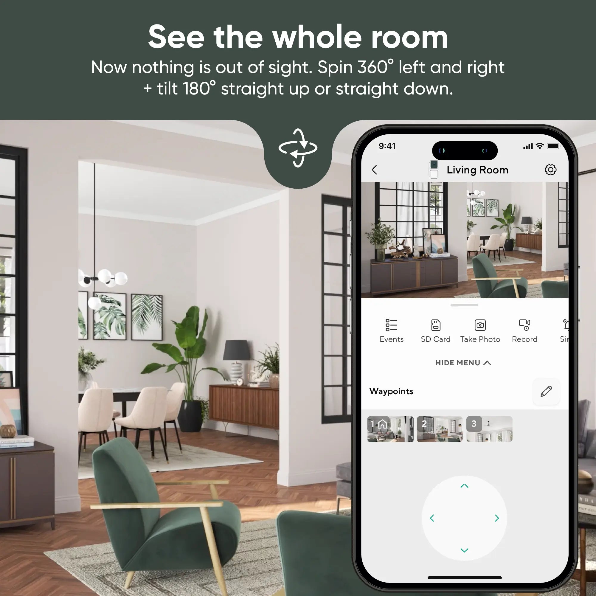 Cam Indoor/Outdoor IP65 Rated 1080p